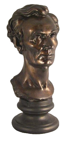 Young Abraham Lincoln Portrait Bust by Volk 21H - Museumize.com