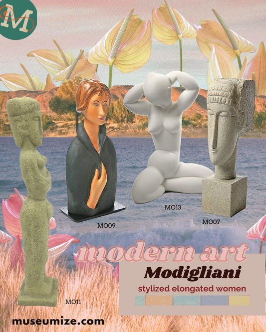 Amedeo Modigliani Created Stylized Female Portraits - Museumize.com