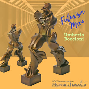 Boccioni Futurism Man reproduced for your statue collection | Museumize.com
