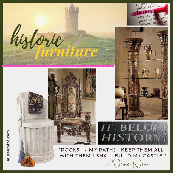 furniture from castles villa historic old world