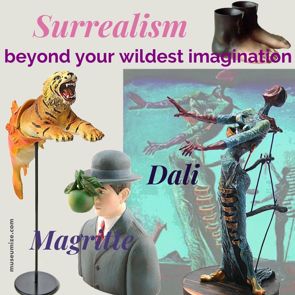 surrealism, salvador dali, rene magritte, beyond your wildest dreams