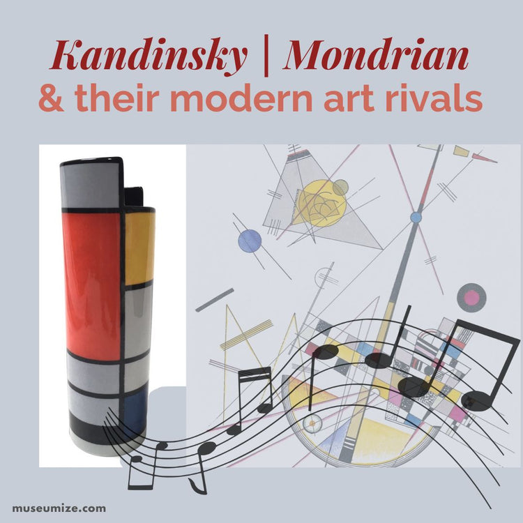 modern art replicas including kandinsky and mondrian gifts