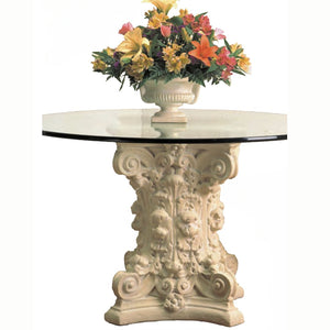 Corinthian Column Classical Dining Table Base 29H
