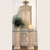 Classic Fluted Column Console Base 31H Home Decor