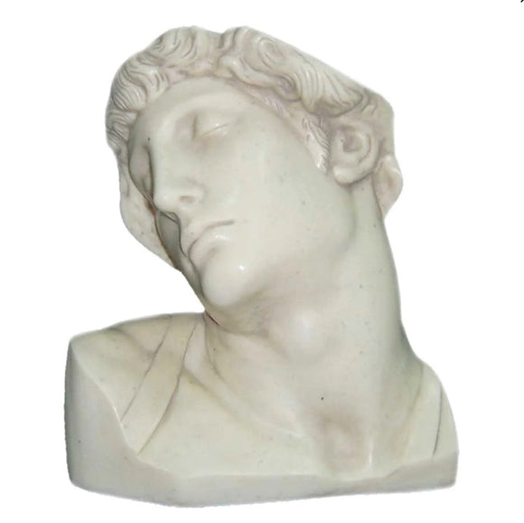 Michelangelo Dying Slave Bust Statue 16H x 13W