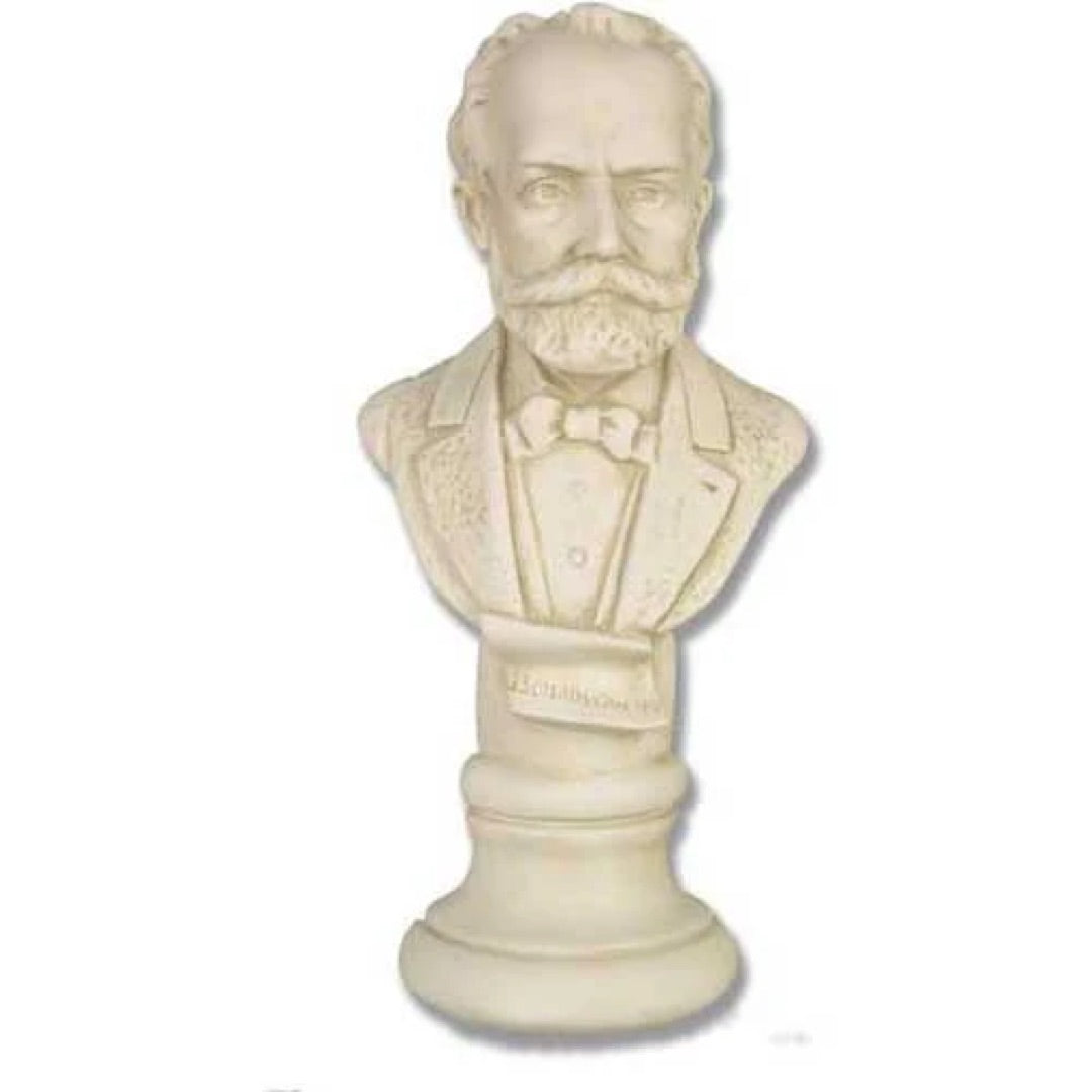 Tchaikovsky Composer Portrait Bust 11H