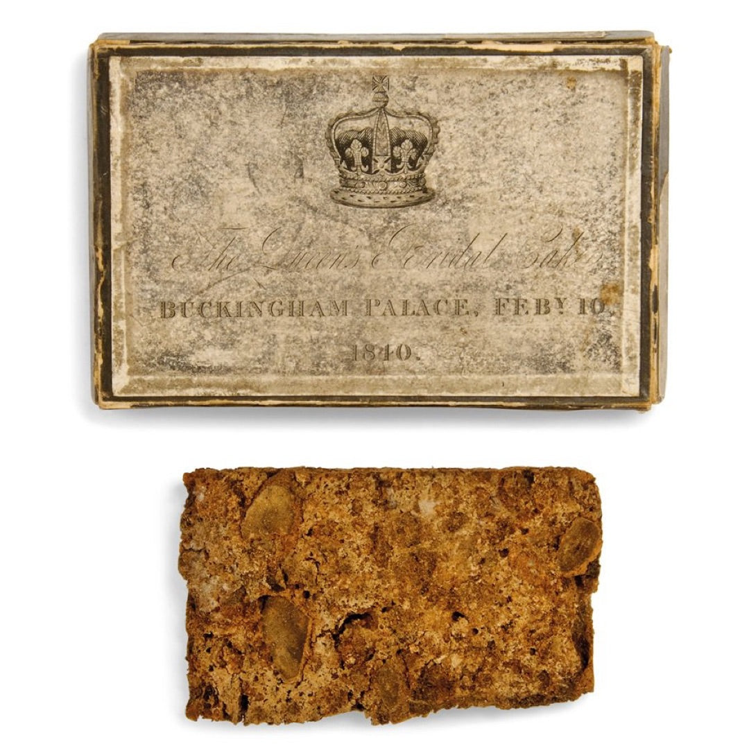 Piece of fruitcake from Charles and Diana wedding