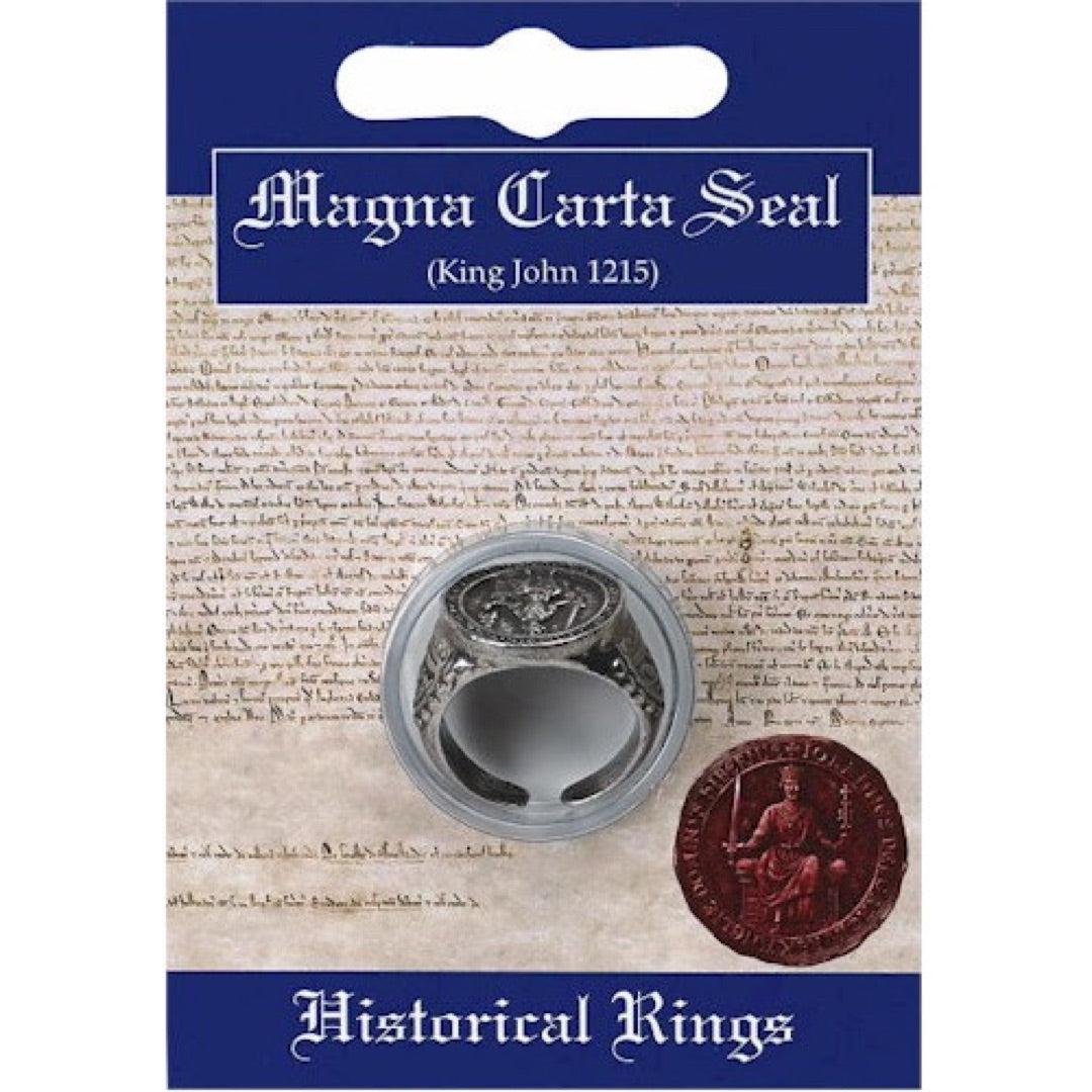 Reproduction of the actual ring used to sign and seal the Magna Carta