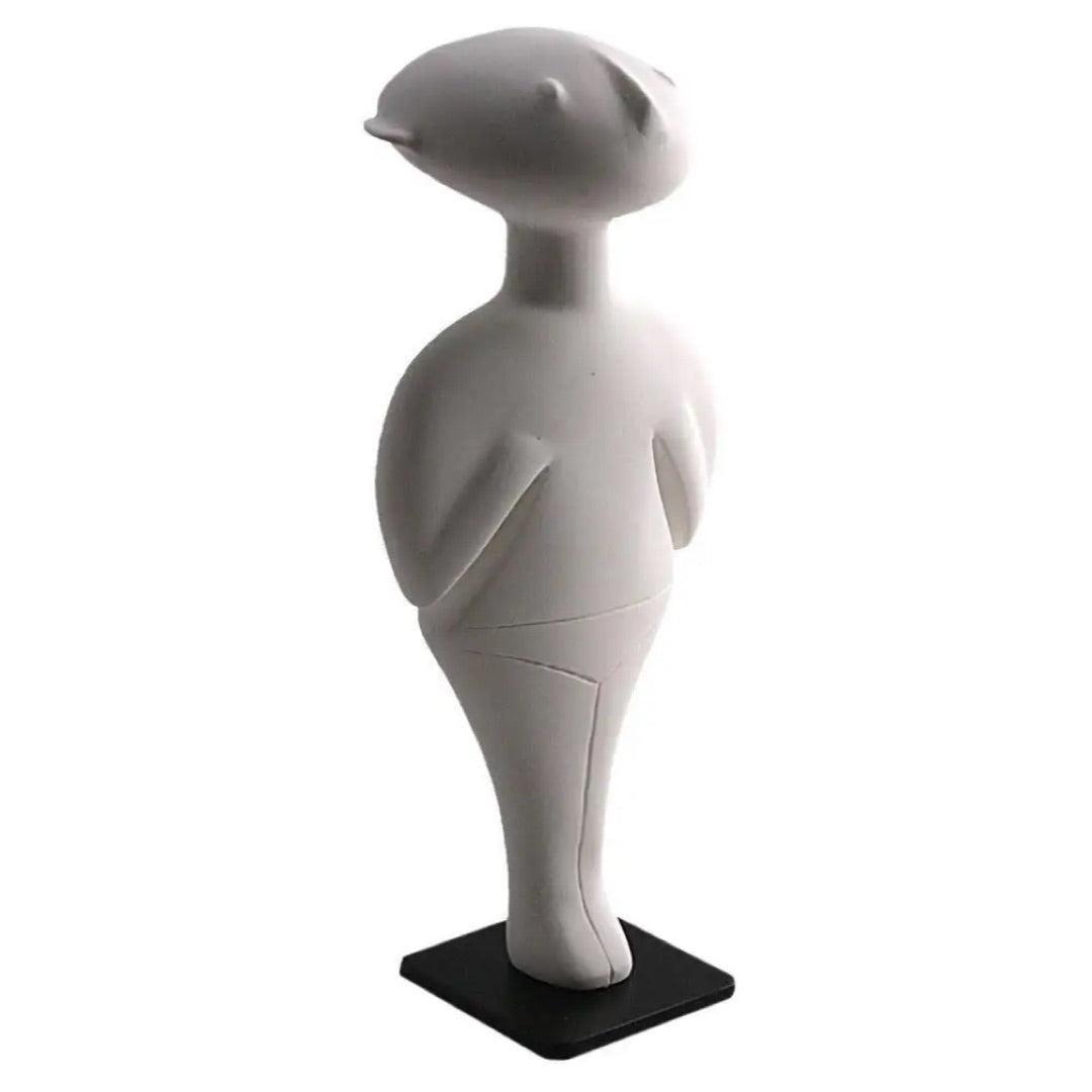 Anatolian Stargazer Figurine, Ancient Turkey Female Figure Statue