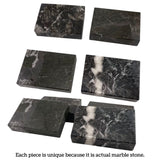 Marble Base Black White Small for 3.4 x 2.5 x 0.7 inch AS IS ATTIC no returns