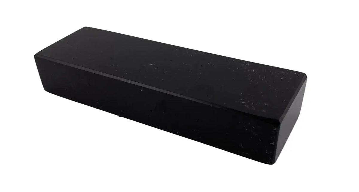 Stone Rectangular Base Small Marble Stone Rectangle Base Black 6L for Car or Narrow Item AS I ...