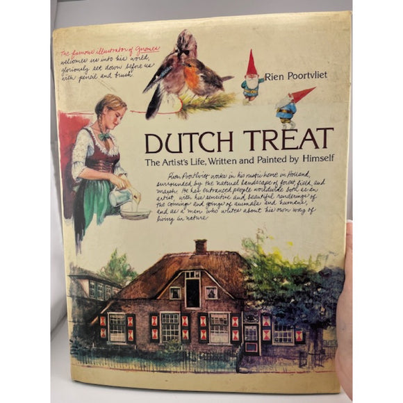 Book - Rien Poortvliet Dutch Treat Artist's Life Written and Painted by Himself attic no returns