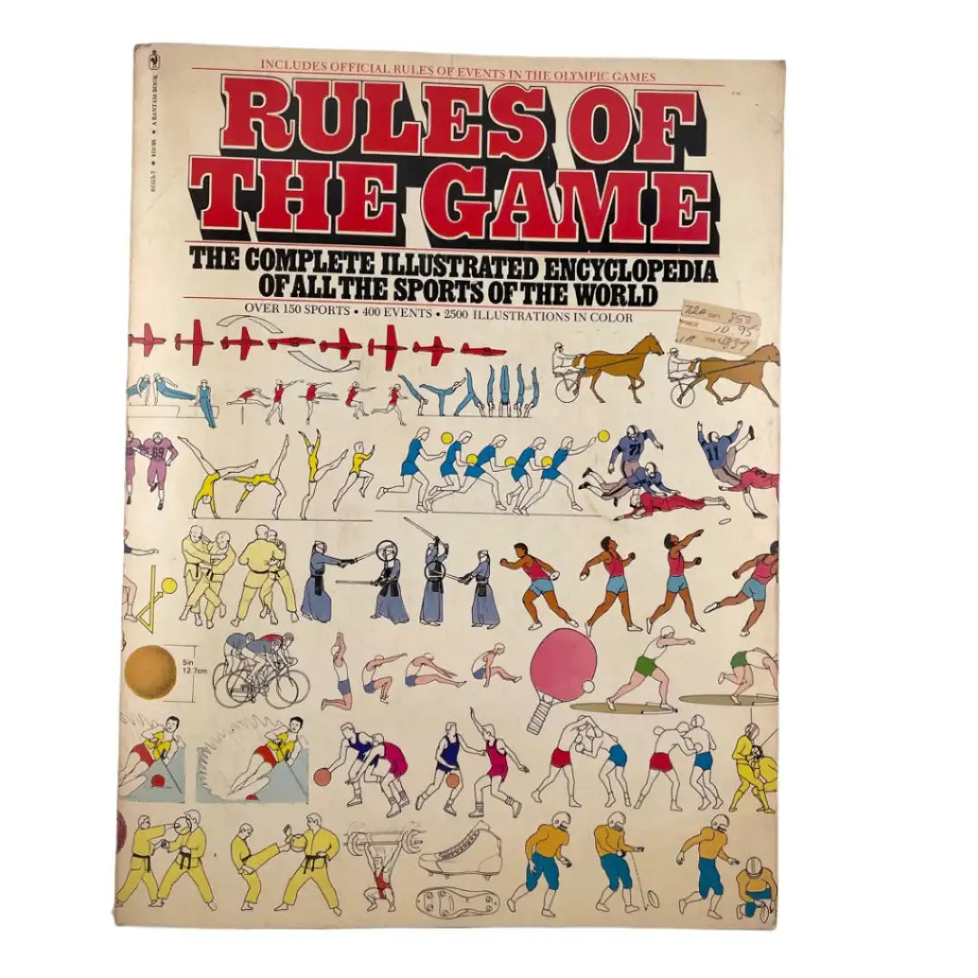 Book titled 'Rules of the Game' on a white background