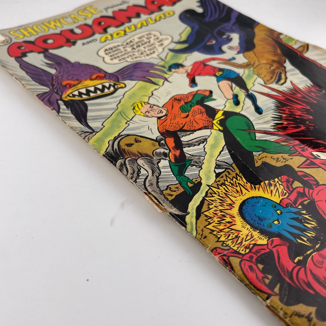 Comic Book - DC Comics Showcase 1960 No 31 Aquaman and AquaLad Silver Age attic no returns - Museumize.com