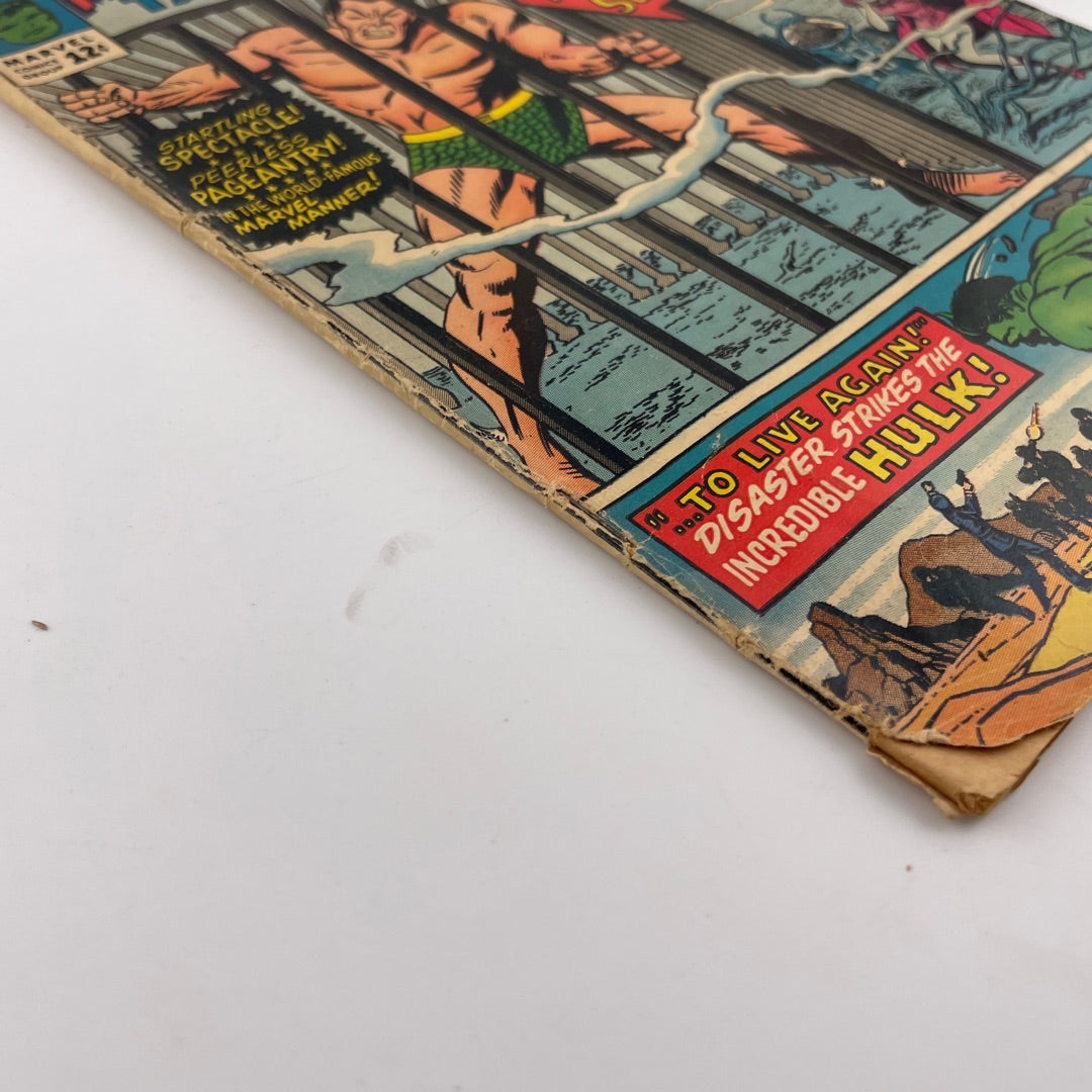 Comic Book - Marvel Sub-Mariner and The Incredible Hulk Vol. 1, No. 70 (August 1965) Silver Age attic no returns - Museumize.com