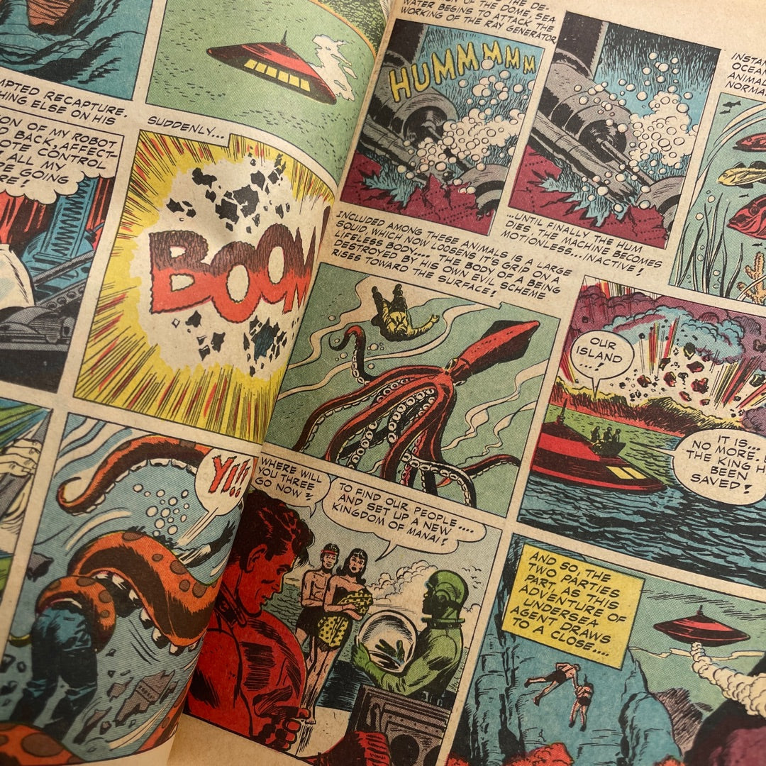 Comic Book - Undersea Agent No. 3 (June 1966) – Tower Comics Silver Age attic no returns - Museumize.com
