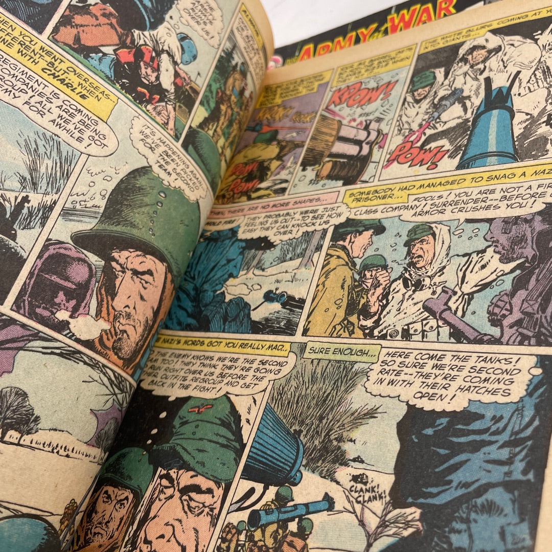 Comic Book - DC Comics War Comic Set: GI Combat No. 140 & Our Army at War No. 219 (1970) attic no returns - Museumize.com