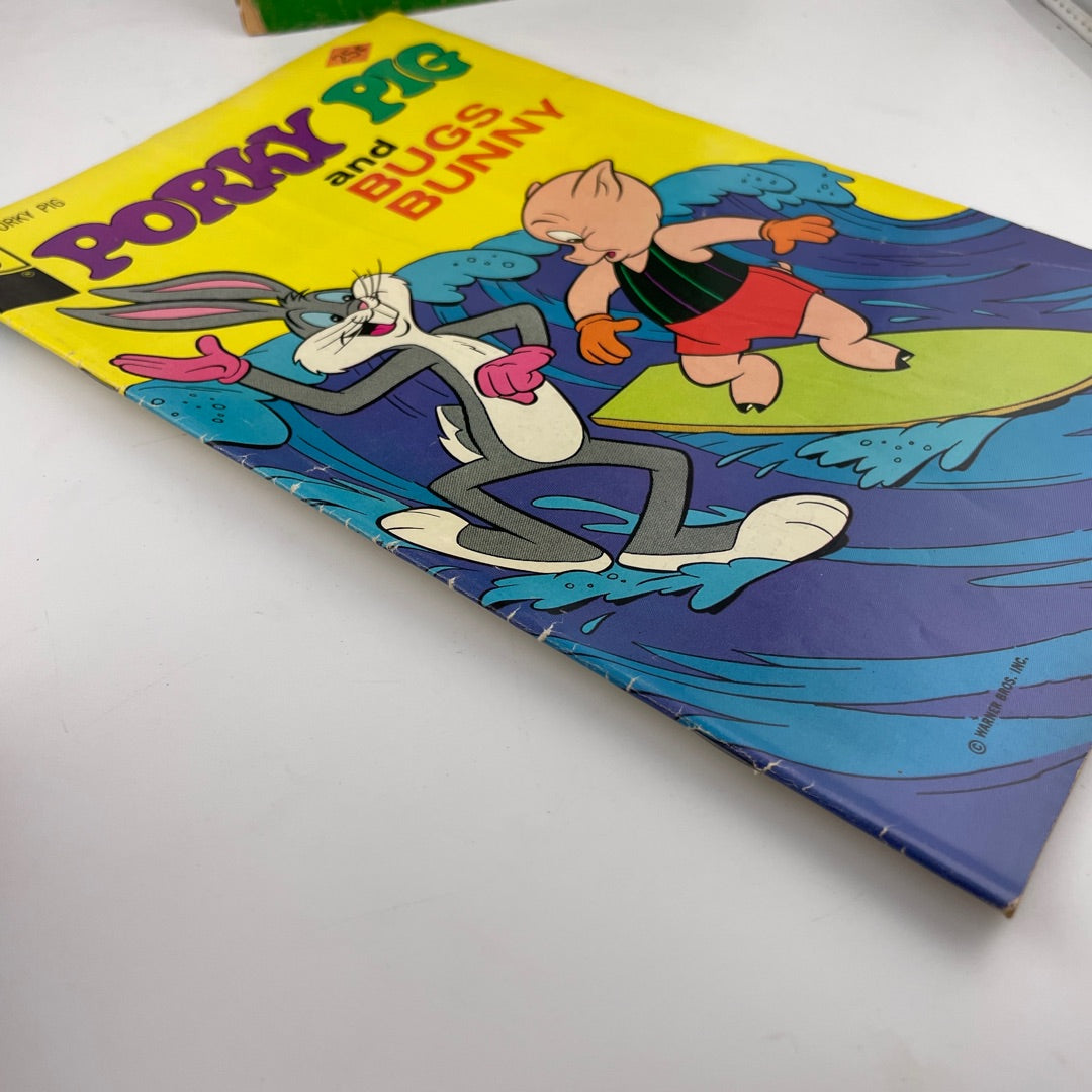 Comic Book - Porky Pig and Bugs Bunny Looney Tunes Set of 3 1971 1975 1976 attic no returns - Museumize.com
