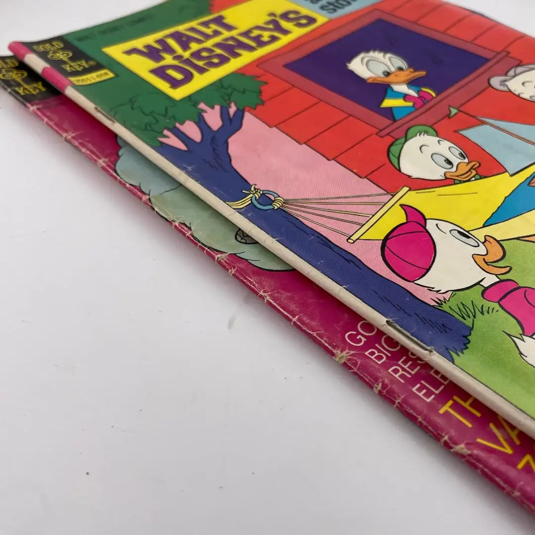 Comic Books - Set of Two Vintage Walt Disney Comics – 1971 & 1976