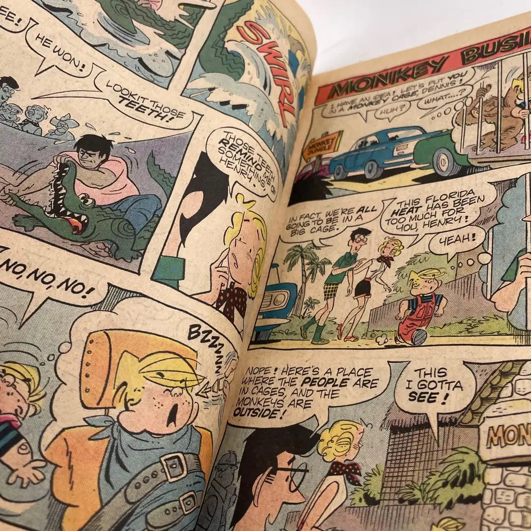 Comic Book - Dennis the Menace in Florida – No. 148 (1976) – Vintage Fawcett Comic attic no returns - Museumize.com