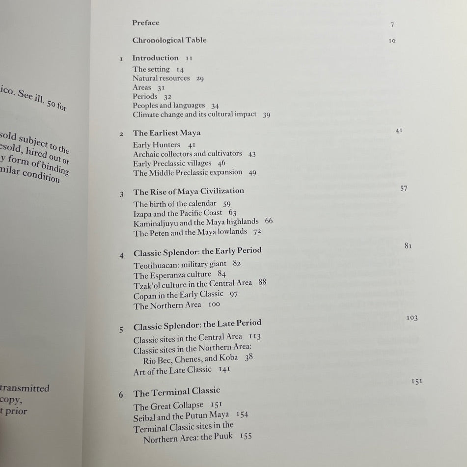 Book - The Maya by Michael Coe 6th Edition 1999 attic no returns - Museumize.com