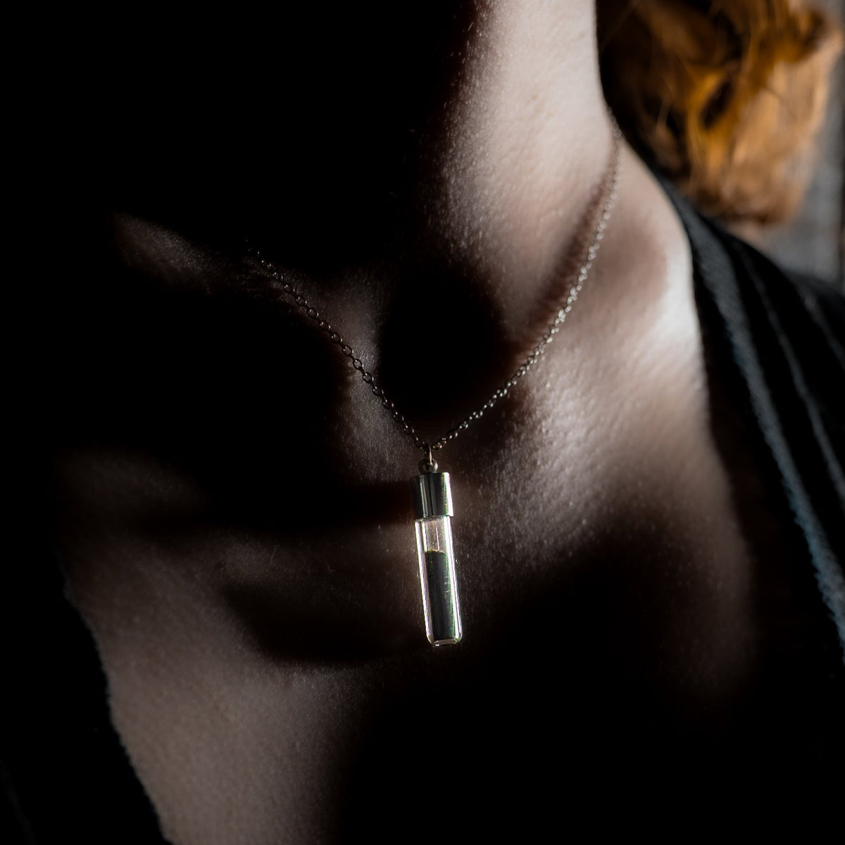 Dracula Soil Vial Necklace