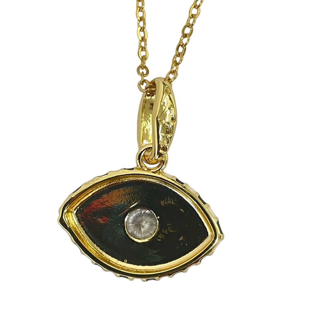 back view of Protection amulet necklace