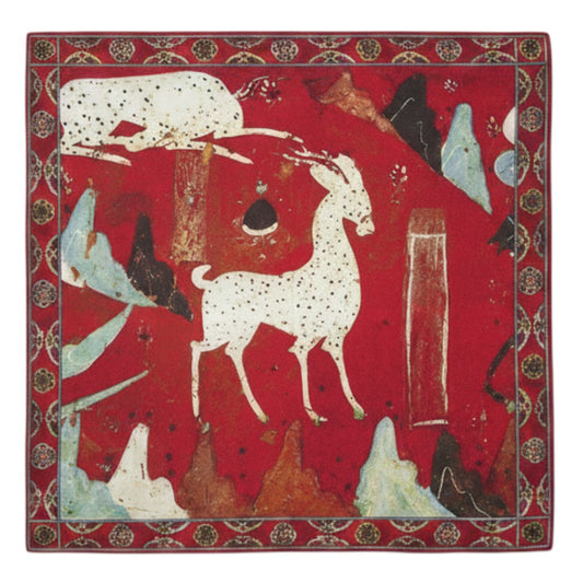 Dunhuang Nine Colored Deer museum art scarf
