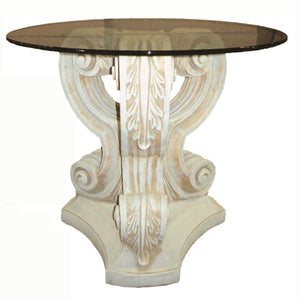 Triple Acanthus Dining Table Base 29H Classical Home Decor