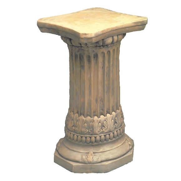 Classic Traditions Pedestal Display Column Base or Side Table 22H
