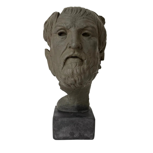 homer bust, portrait of odyssey poet