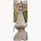 Garden Finial - French Obelisk Statue Cement Lawn Ornament 33H x 11W