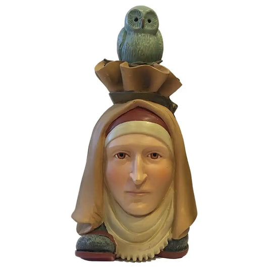 Bosch Headfooter figurine with owl crown, Parastone 3D sculpture