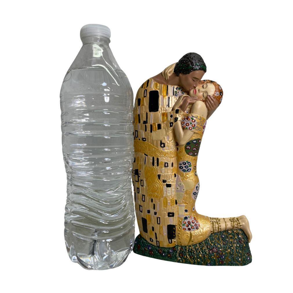 The Kiss Lovers Kissing by Gustav Klimt Statue Adaptation Parastone, Assorted Sizes - Museumize.com