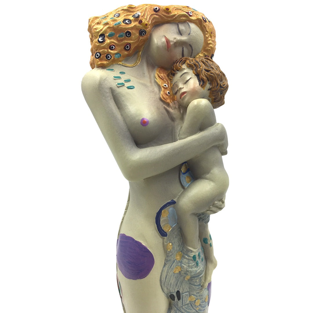 Mother Holding Baby Statue from Three Ages Of Woman by Gustav Klimt 9H