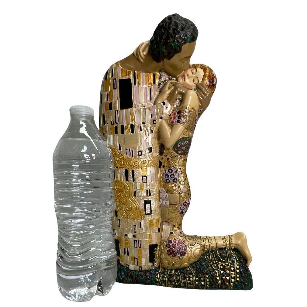 The Kiss Lovers Kissing by Gustav Klimt Statue Adaptation Parastone, Assorted Sizes - Museumize.com