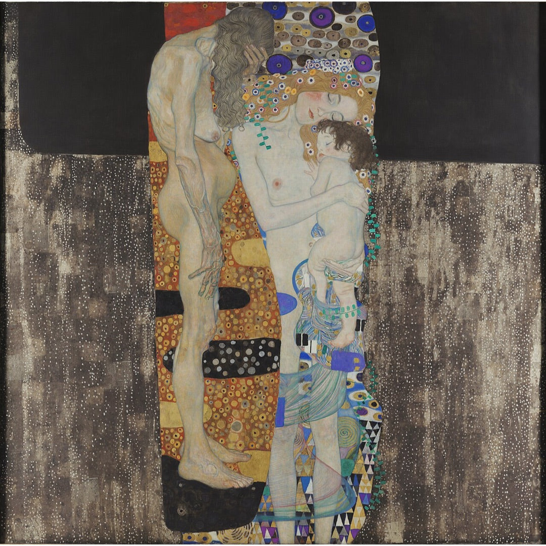 Mother Holding Baby Statue from Three Ages Of Woman by Gustav Klimt 9H