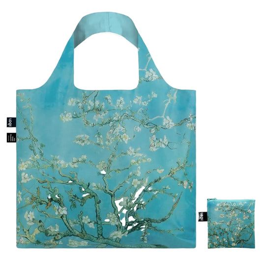 Klimt The Kiss tote bag with golden artwork print and zip pouch
