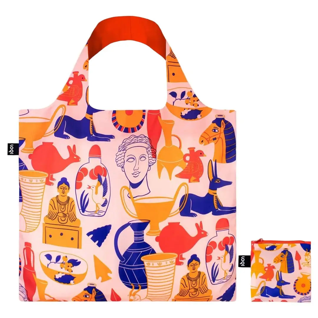 Kimberly Carpenter Ancient Artifacts tote bag with colorful abstract design