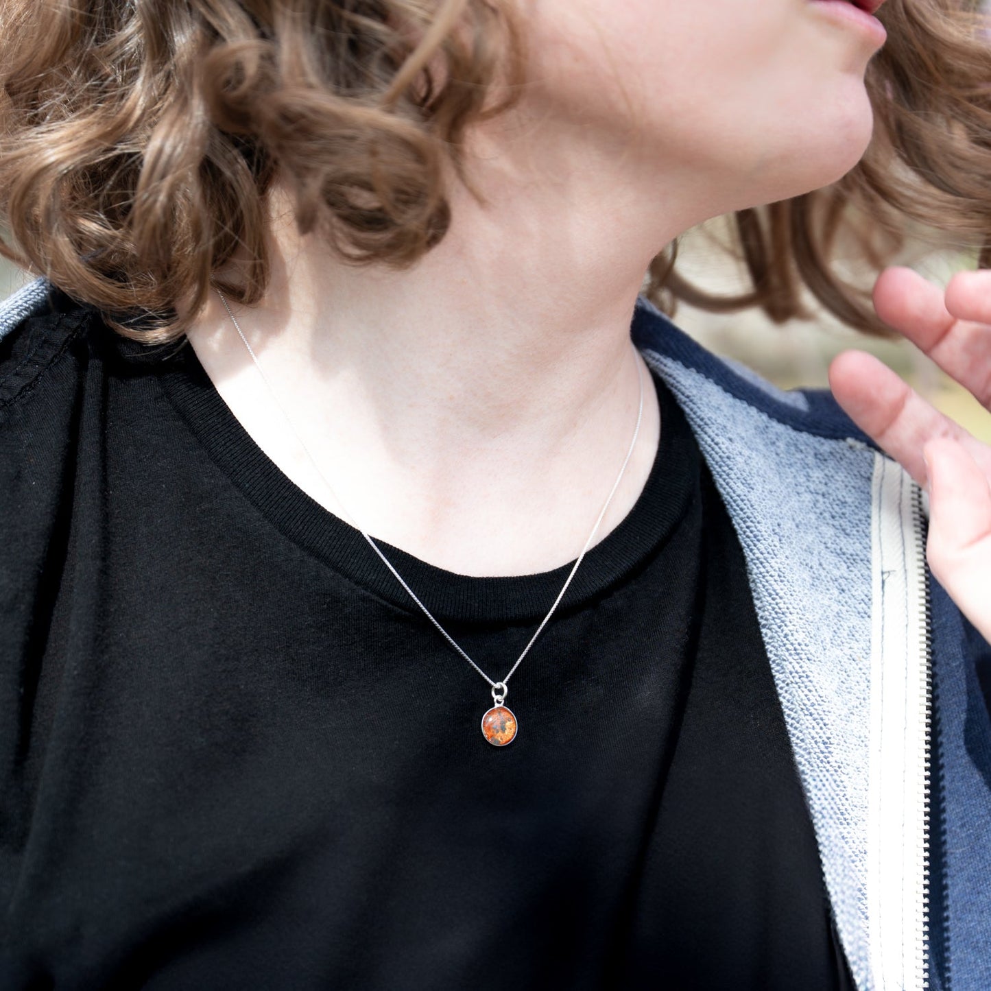 Martian Meteorite Pendant