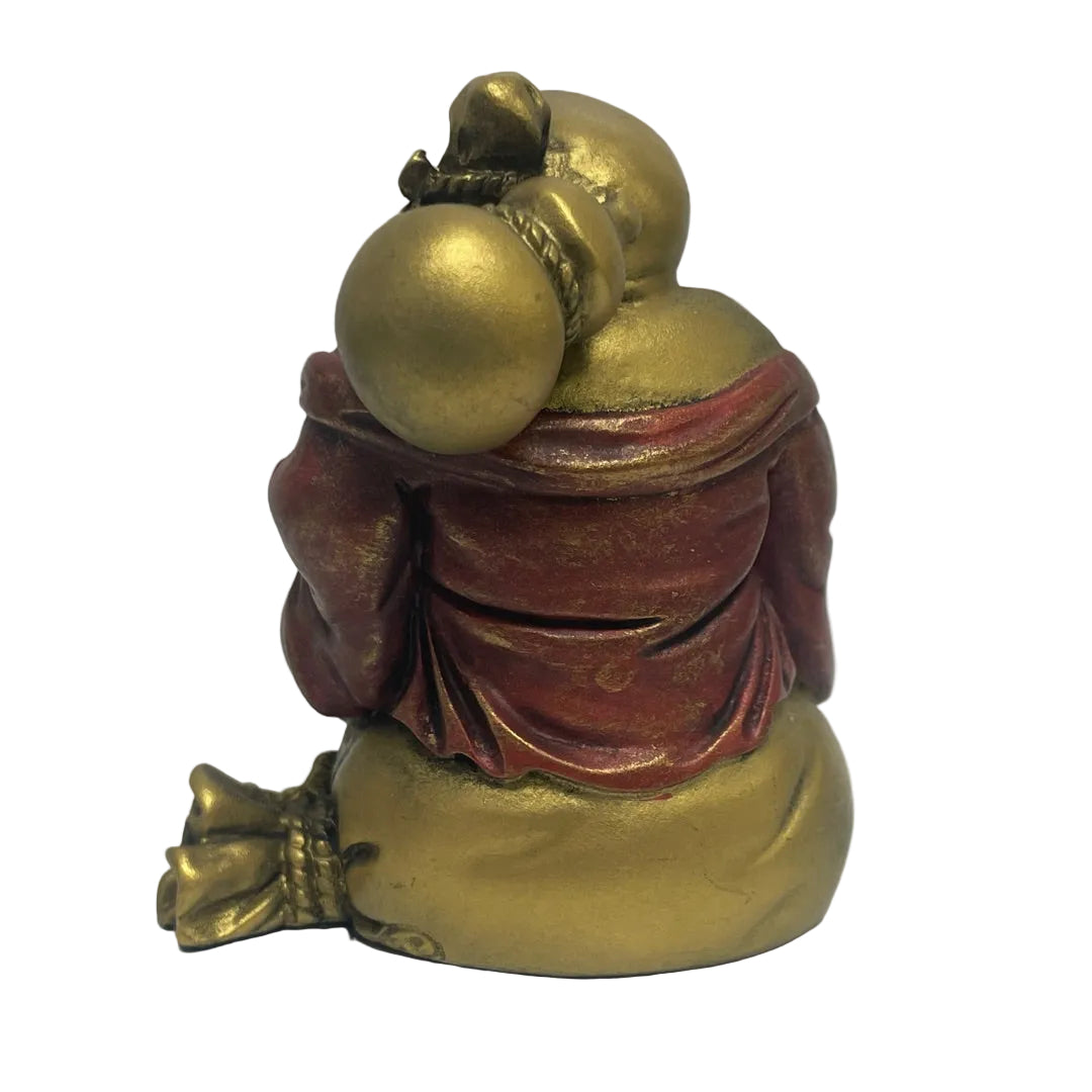 Back view of Budai statue