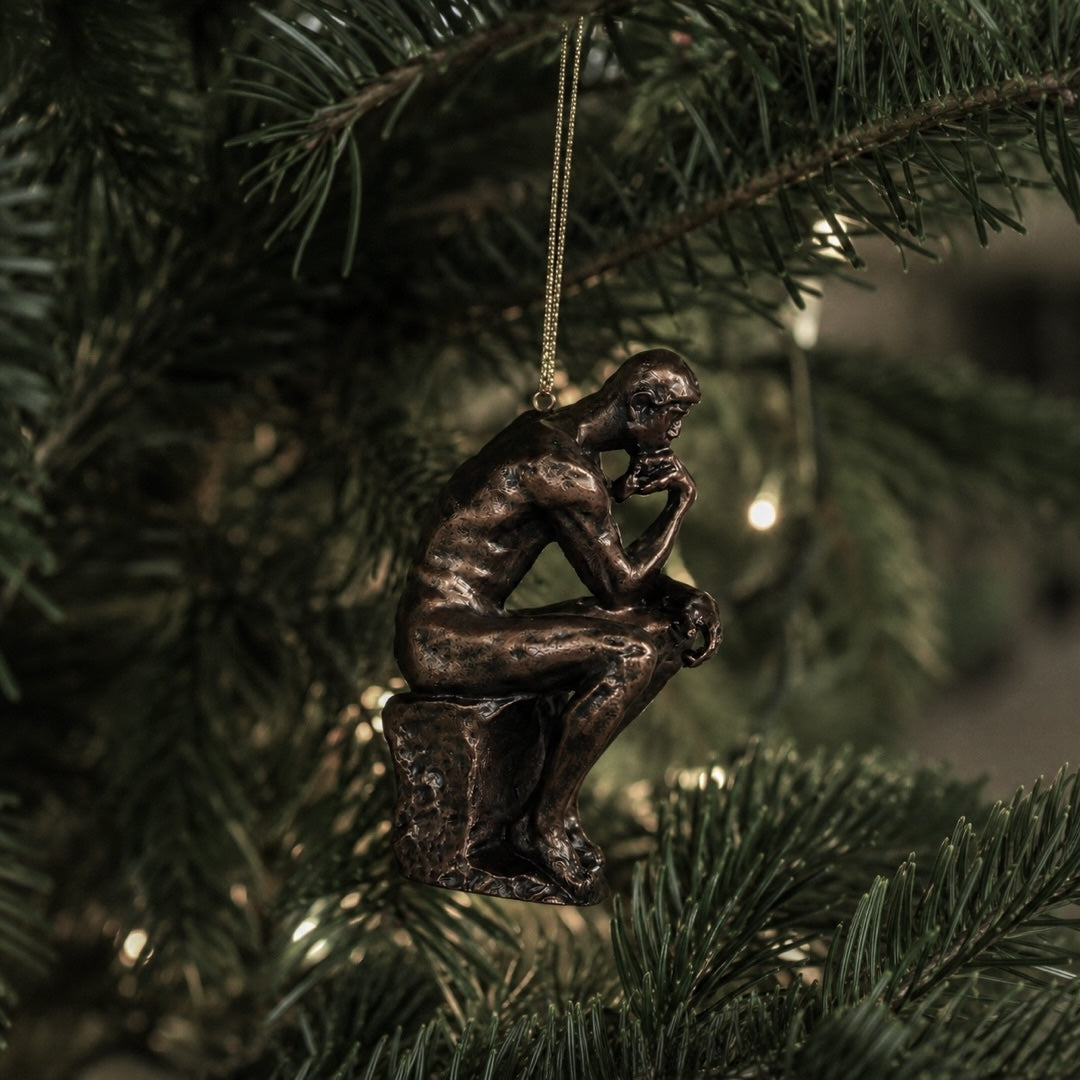 Rodin Thinker Ornament, Auguste Rodin