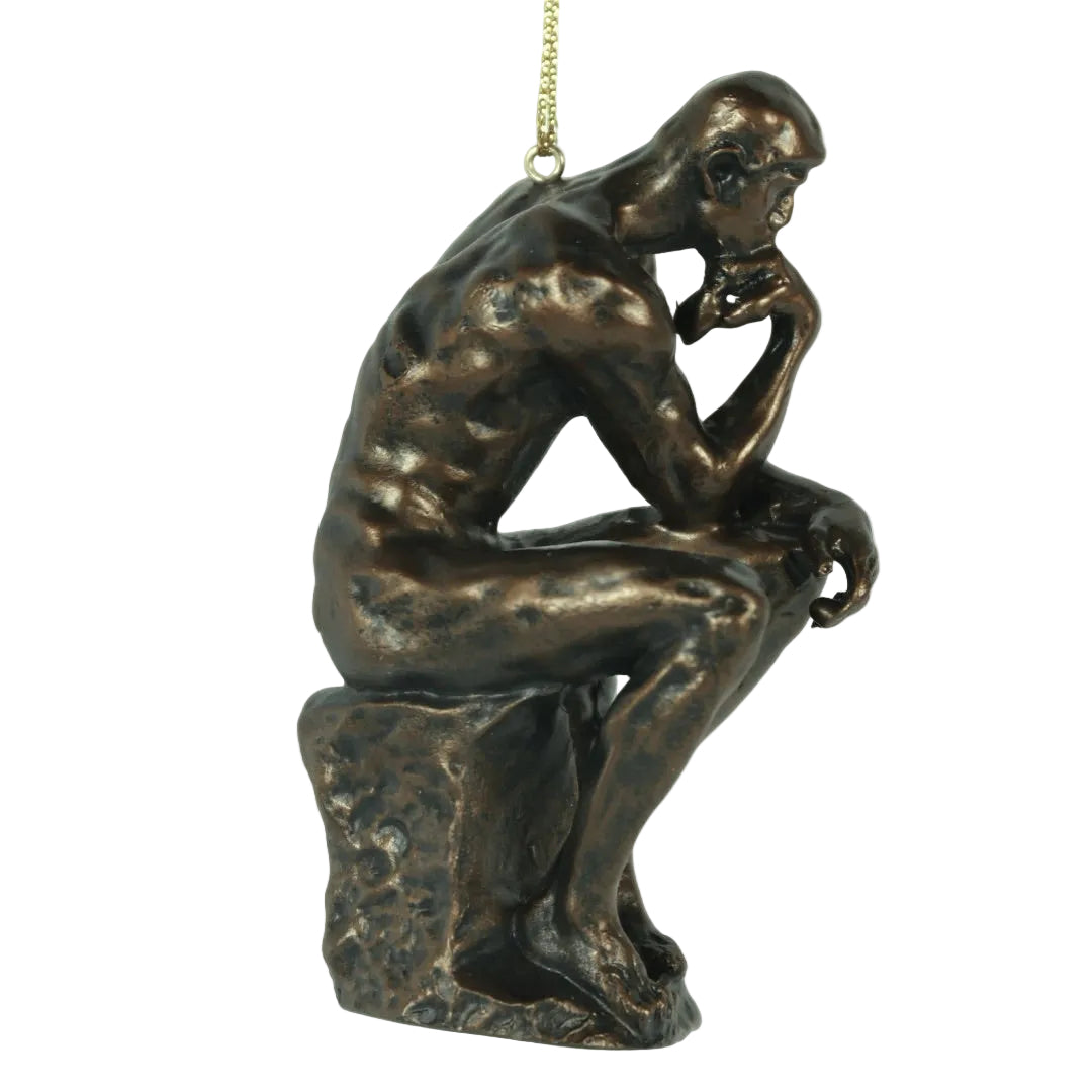 Rodin Thinker Ornament, Auguste Rodin