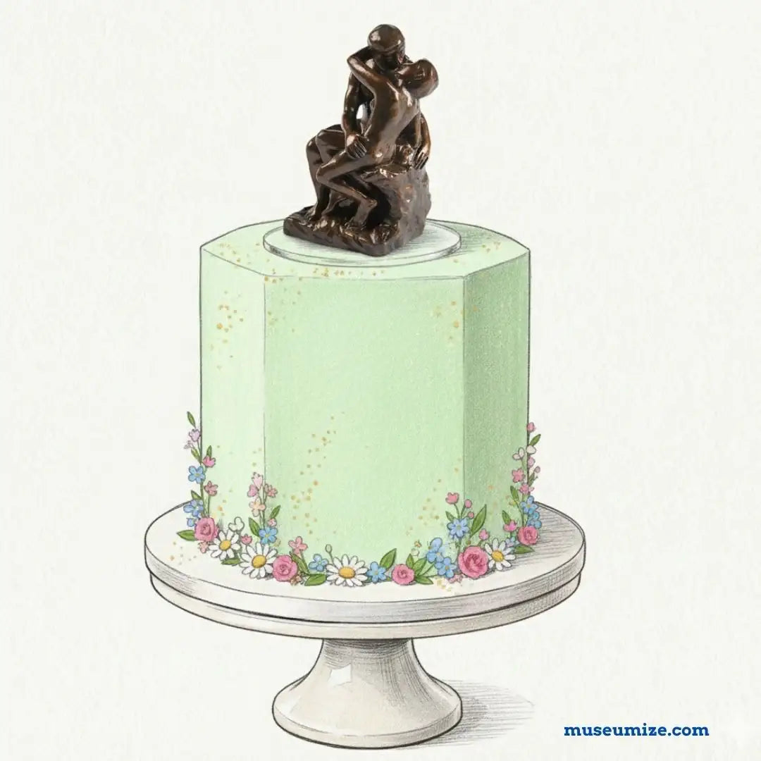 Rodin The Kiss Miniature Statue | Pocket Art Lovers Sculpture