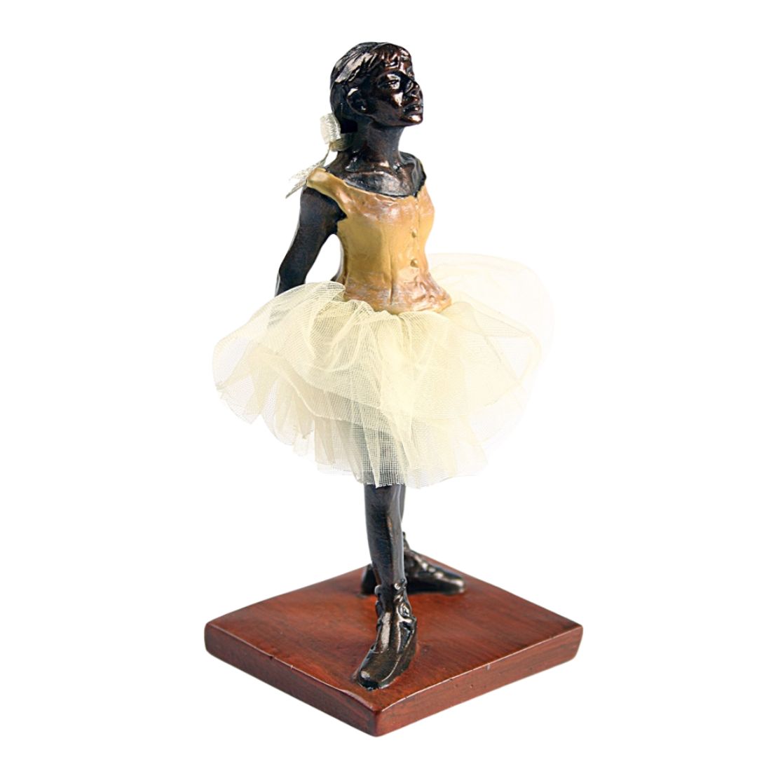 Pocket Art Degas Little Dancer of Fourteen Years Ballerina Miniature Statue 4.25H