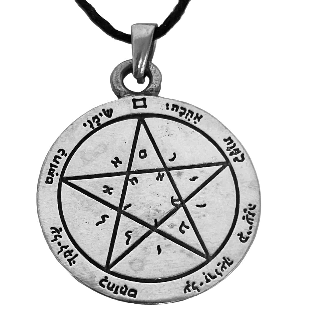 Talisman of grace and honor necklace PDP-6125, lead-free pewter Second Pentacle of Venus