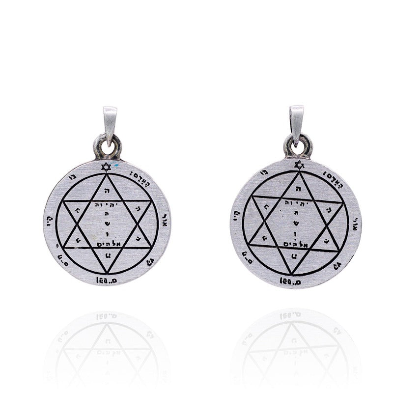 front and back side of amulet for good health