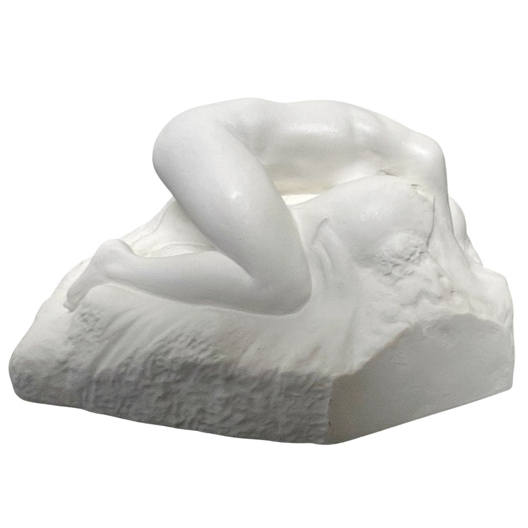 Close up Rodin Danaid figurine inspired by Greek myth of the Danaides