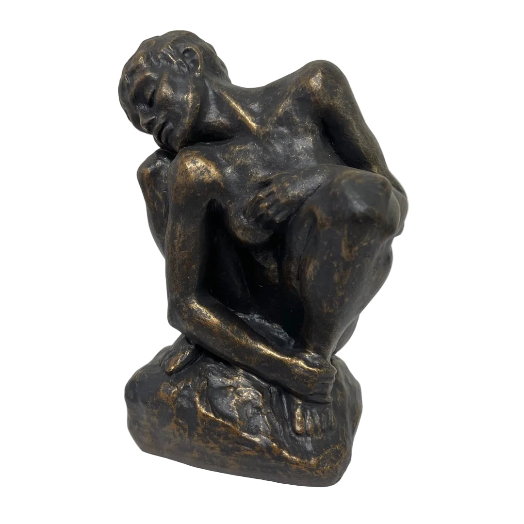 Rodin crouching woman replica, small scale study for the Gates of Hell in France