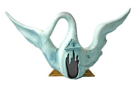 Dali Fantasy Swan Statue Bacchanale Ballet Surrealism by Salvador Dali 7W - Museumize.com